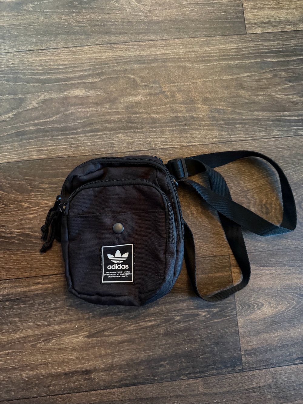 adidas Black Compact Crossbody Pouch